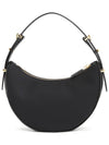 Arque Re-Nylon Leather Shoulder Bag Black - PRADA - BALAAN 5