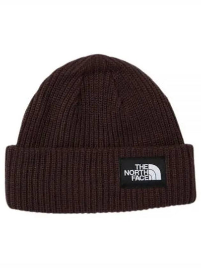 Salty Lined Ribbed Acrylic Beanie Brown - THE NORTH FACE - BALAAN 2