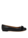 Varina Bow Ballet Flats Black - SALVATORE FERRAGAMO - BALAAN 1