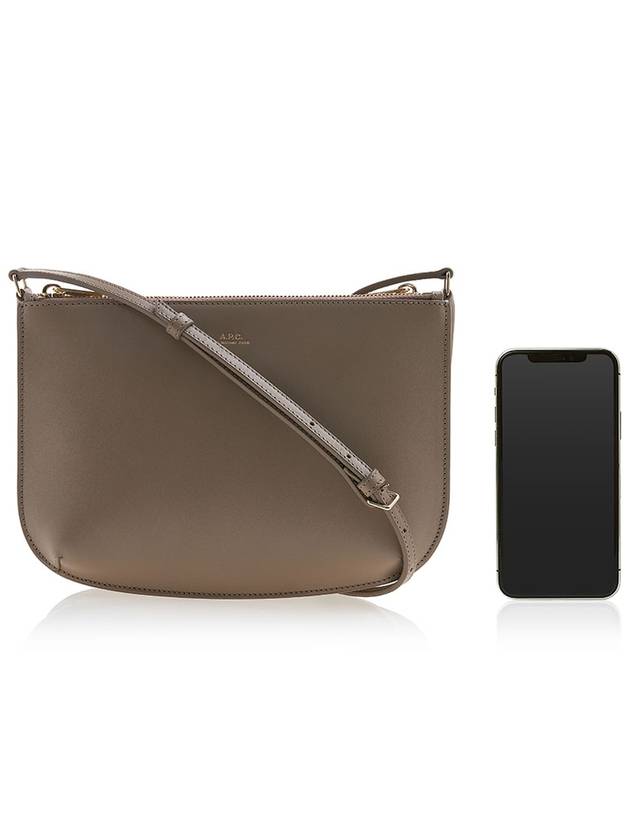 Sarah Cross Bag Grey - A.P.C. - BALAAN 7