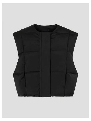 Round neck cropped down vest black domestic product GM0024091199335 - JUUN.J - BALAAN 1