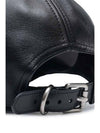 Embroidered Logo Leather Baseball Cap Black - JW ANDERSON - BALAAN 6