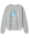 Mindy Big Logo Overfit Sweatshirt Grey - ISABEL MARANT - BALAAN 2