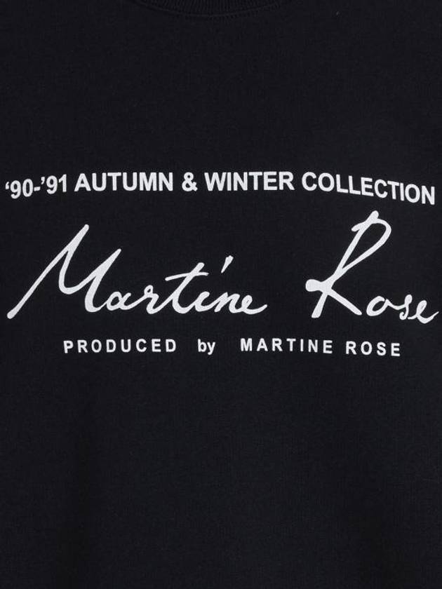 Long Sleeve T Shirt CMRSS27601FL BLACK - MARTINE ROSE - BALAAN 3