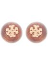 Logo resin stud earrings 160230650 - TORY BURCH - BALAAN 2