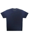 Logo Patch Short Sleeve T-Shirt Navy - STONE ISLAND - BALAAN 3