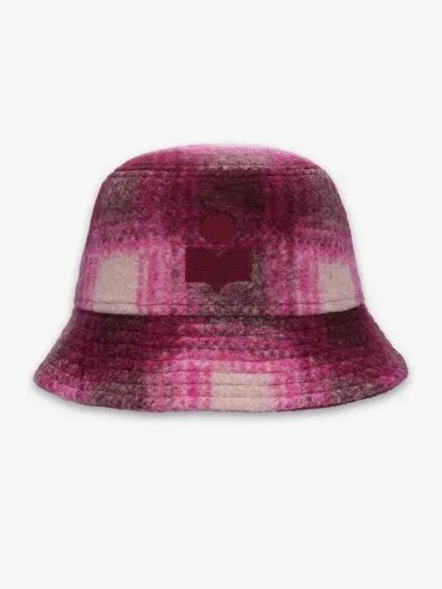 Haley Embroidered Logo Bucket Hat Pink - ISABEL MARANT - BALAAN 2