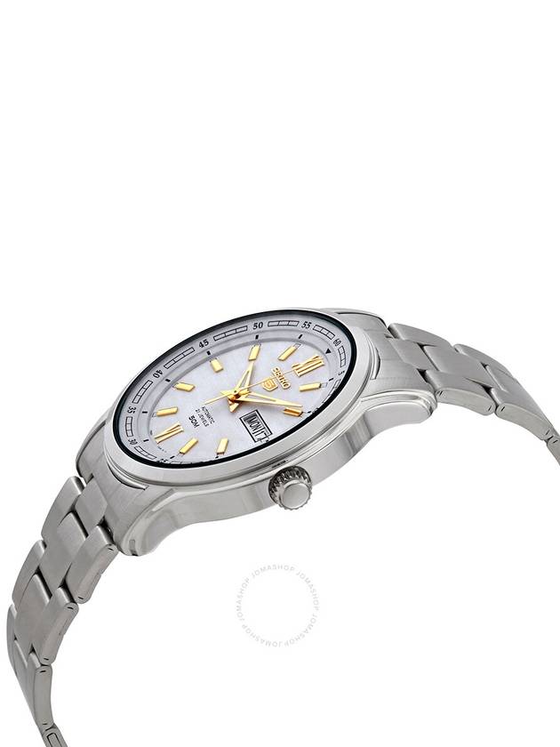 Seiko 5 Automatic White Dial Stainless Steel Men's Watch SNKP15K1S - SEIKO - BALAAN 2