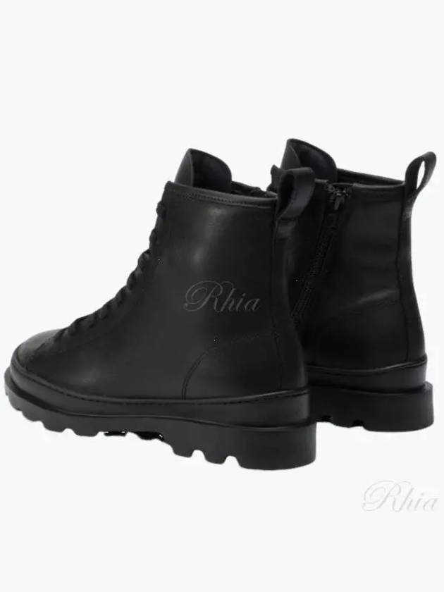 Brutus Medium Lace-up Worker Boots Black - CAMPER - BALAAN 2