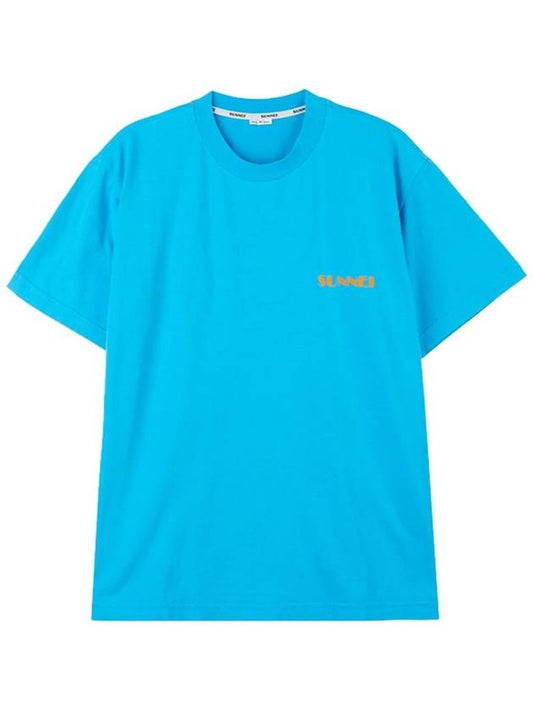 Mini logo classic t shirt blue SN2PXH01AP JE130 440 - SUNNEI - BALAAN 2