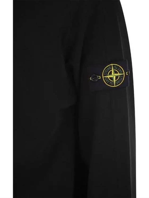 Garment Dyed Malfile Crewneck Sweatshirt Black - STONE ISLAND - BALAAN 5