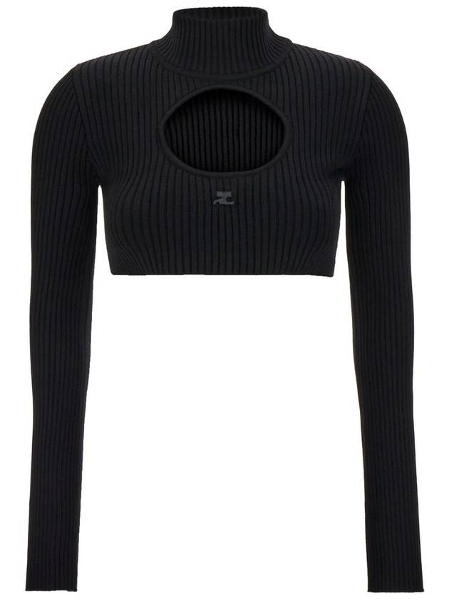 Sweater 423MPU122FI0001 9999 BLACK - COURREGES - BALAAN 2