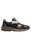 Dad-Star Mesh Nappa Leather Low Top Sneakers Black Ice Grey - GOLDEN GOOSE - BALAAN 2