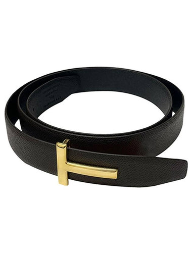 T Buckle Reversible 30MM Belt Brown Black 122TB224 LCL220G 3BN18 TEO - TOM FORD - BALAAN 1