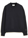 Alexandre Mattiussi Embroidered Logo Sweatshirt Black - AMI - BALAAN 2