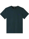 Raymond Logo Short Sleeve T-Shirt Green - A.P.C. - BALAAN 2