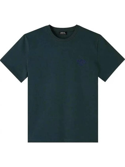 Raymond Logo Short Sleeve T-Shirt Green - A.P.C. - BALAAN 2