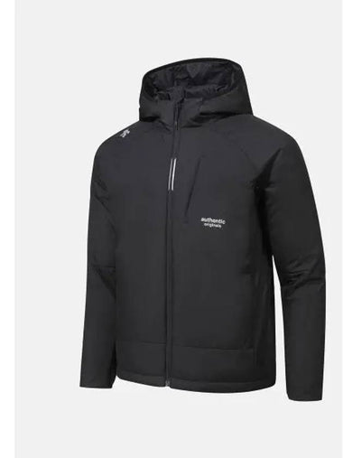 Running hooded multi padded jacket black SP423RPDO2 - DESCENTE - BALAAN 1