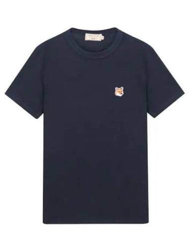 fox head patch women short sleeve t shirt - MAISON KITSUNE - BALAAN 1