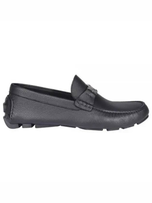 CD Signature Buckle Strap Loafers Black - DIOR - BALAAN 2