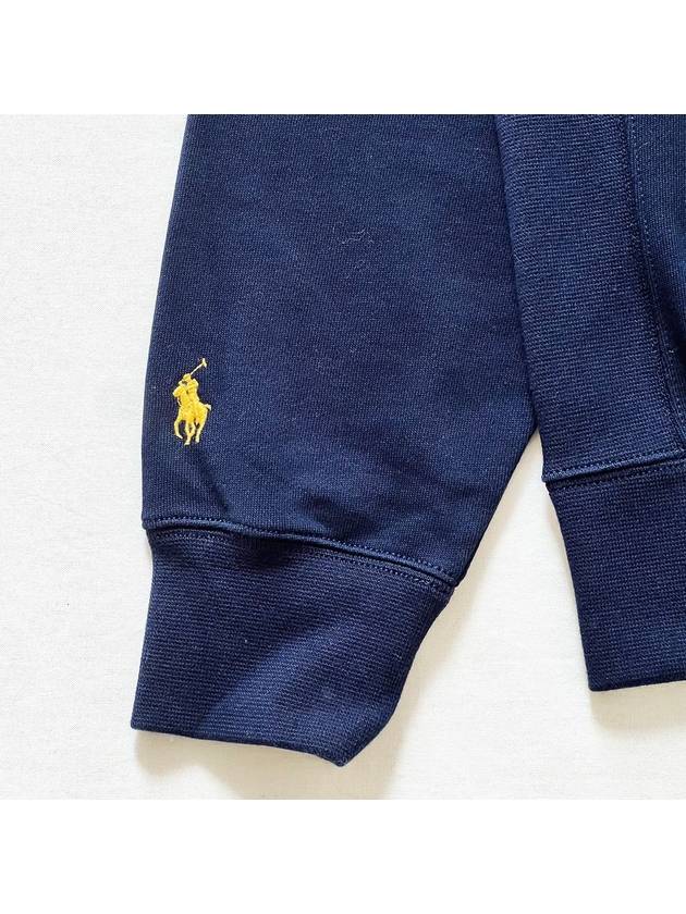 Logo Brushed Hoodie Navy - POLO RALPH LAUREN - BALAAN 4