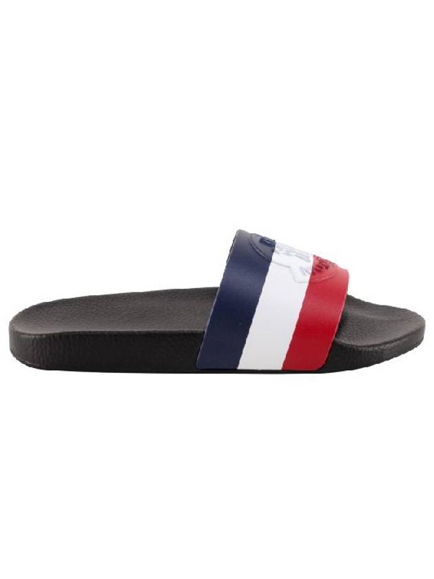 Jeanne Tri Color Slippers Black - MONCLER - BALAAN 2