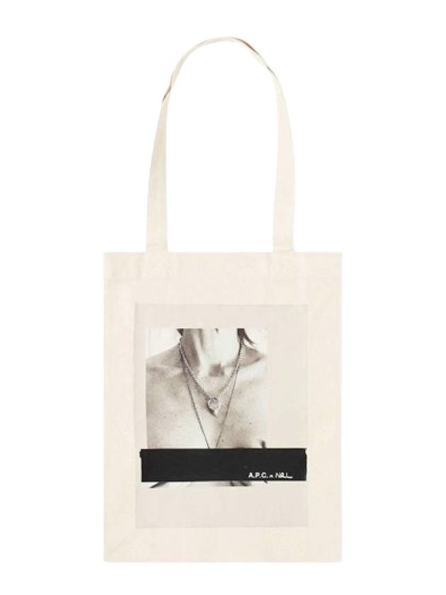 Men's x Natacha Ramsay Levi Contemplation Tote Bag Ecru - A.P.C. - BALAAN 2