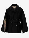 Tropical Gabardine Trench Jacket Black - BURBERRY - BALAAN 2