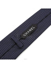 Tie gift men s CC silk navy polka dots - CHANEL - BALAAN 8