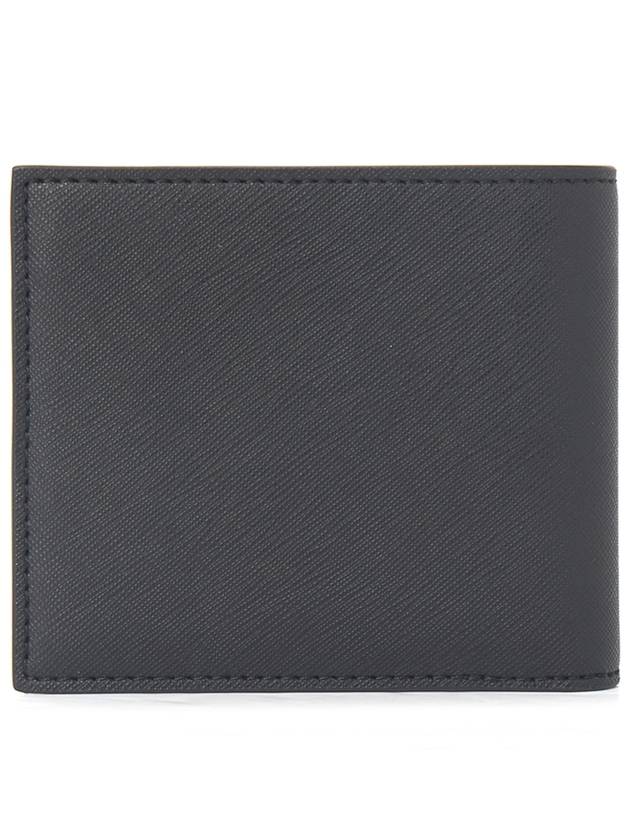 Saffiano Leather Bi-Fold Wallet Black - HUGO BOSS - BALAAN 3