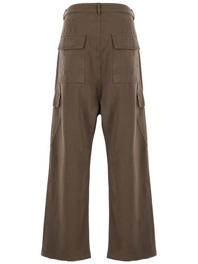 Brown Cargo Trousers In Cotton Man - RICK OWENS - BALAAN 2