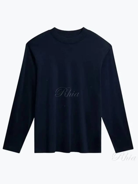 ACE MOCK NECK LS T SHIRT FMJT10072 9999 Men's Ace Mock Neck Long Sleeve T-Shirt - J.LINDEBERG - BALAAN 2