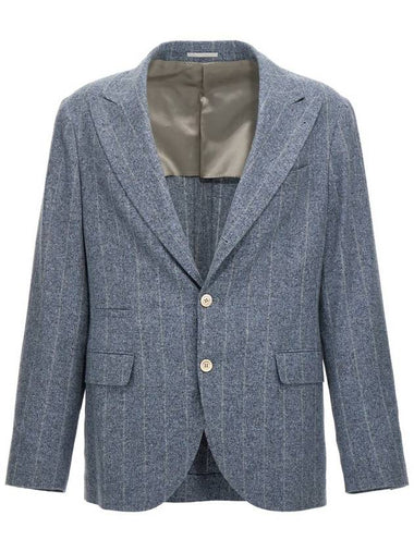 Brunello Cucinelli Pinstripe Blazer - BRUNELLO CUCINELLI - BALAAN 1