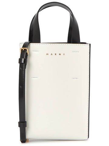 Women s Museo Nano Tote Bag Cross SHMP0050Y0 LV639 ZO303 - MARNI - BALAAN 1