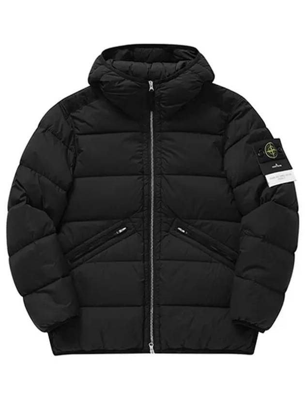 Seamless tunnel nylon down jacket black 43128 V0029 - STONE ISLAND - BALAAN 1