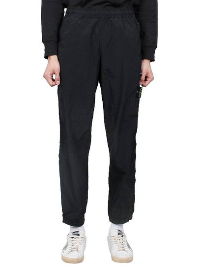 Econyl Regenerated Nylon Baggy Pants Black - STONE ISLAND - BALAAN 2