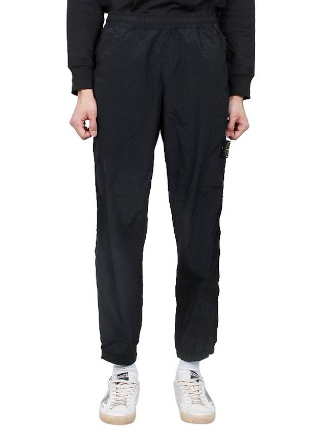 Econyl Regenerated Nylon Baggy Pants Black - STONE ISLAND - BALAAN 3