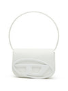 1DR Iconic Matte Leather Shoulder Bag White - DIESEL - BALAAN 5