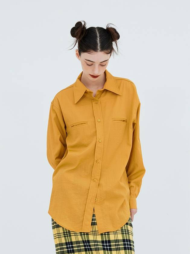 Double Leaf Color Shirt Yellow - KOOKEESEE - BALAAN 4