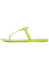 Mini Miller Jelly Flip Flops Green - TORY BURCH - BALAAN 5