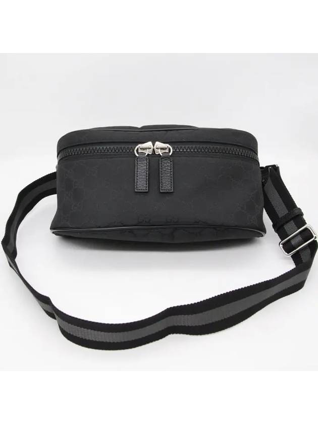 GG Fabric Waist Bag Black - GUCCI - BALAAN 5