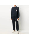 Men's Crest Patch Sweatshirt Navy - THOM BROWNE - BALAAN 5