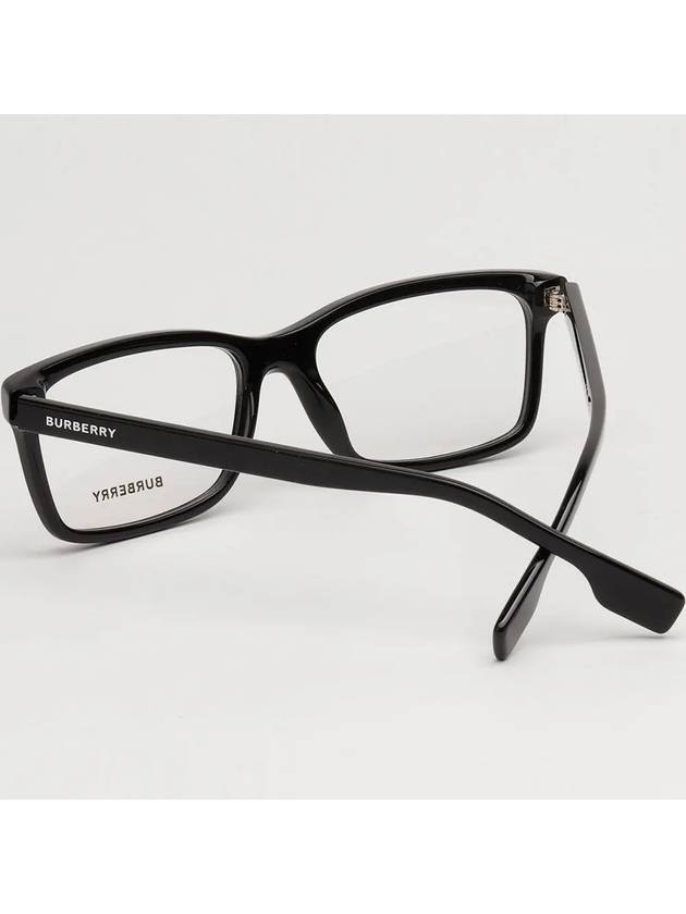 Rectangle Horn-rimmed Eyeglasses Black - BURBERRY - BALAAN 5