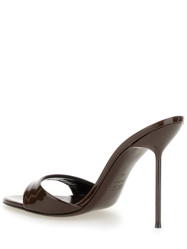 Lidia Mules Heels Brown - PARIS TEXAS - BALAAN 4