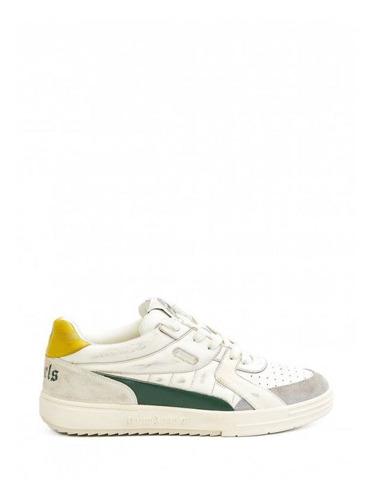 University Old School Low-Top Sneakers White Green - PALM ANGELS - BALAAN 1