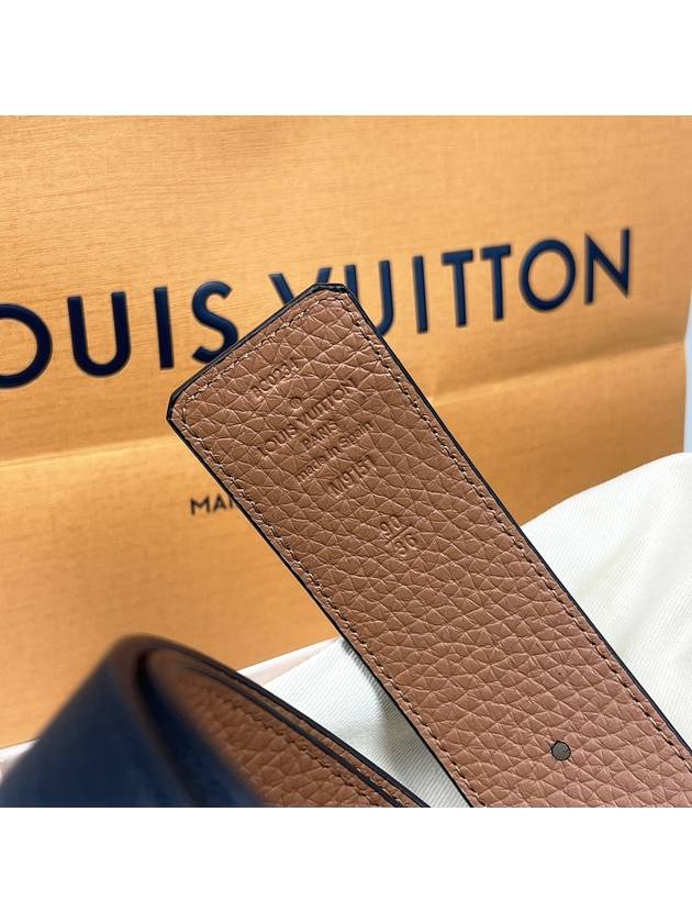 Men's LV Initial Torion Leather Reversible Belt - LOUIS VUITTON - BALAAN.