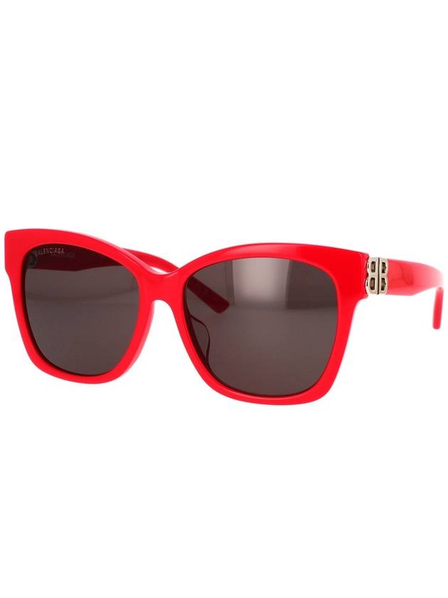 BB Temple Cat Eyes Sunglasses Red Silver - BALENCIAGA - BALAAN 3