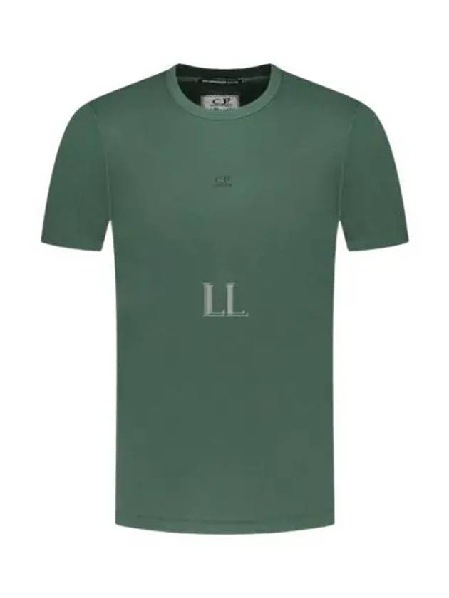 70/2 Mercerized Jersey Logo Short Sleeve T-Shirt Green - CP COMPANY - BALAAN 2