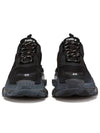 Triple S Sneakers Clear Sole Black - BALENCIAGA - BALAAN 4