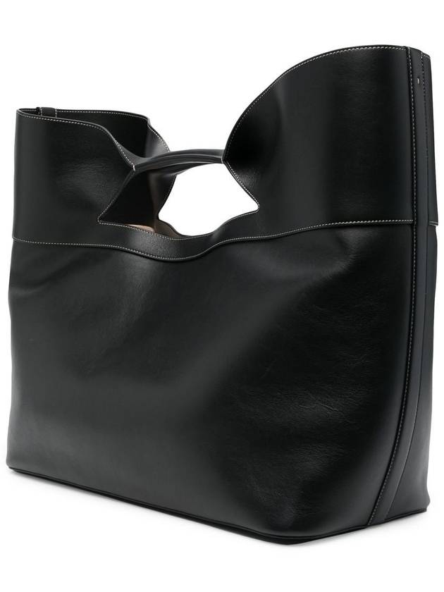 The Bow Large Tote Bag Black - ALEXANDER MCQUEEN - BALAAN 7